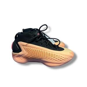Adidas AE 1 J Basketball Shoes Black Orange Women's 6.5 EUR 38 NEW 2023 IF1883